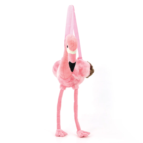 BACKPACK - FLAMINGO PLUSHY