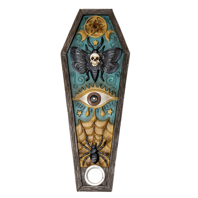 INCENSE BURNER - GOTHIC COFFIN