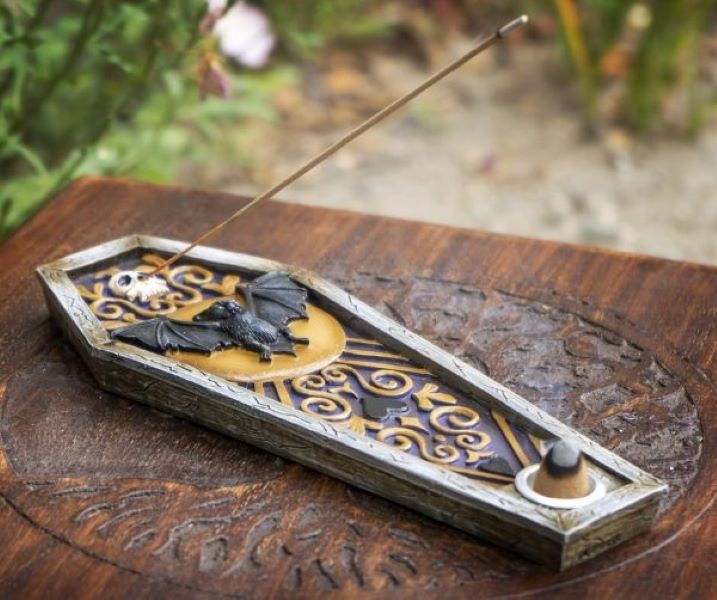 INCENSE BURNER - VAMPIRE COFFIN