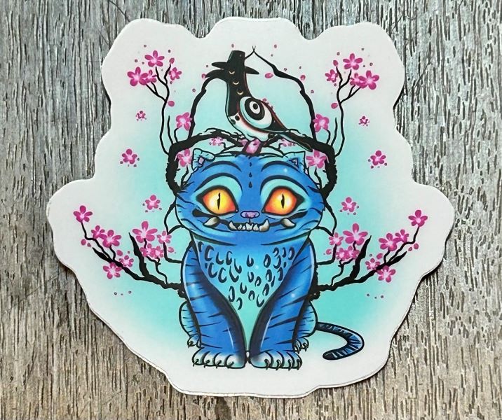STICKER - KPOP CAT BIRD 3"