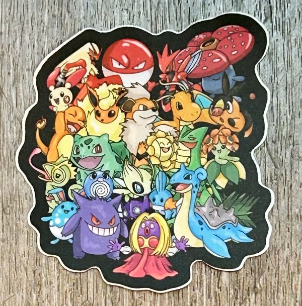 STICKER - POKEMON COLLAGE