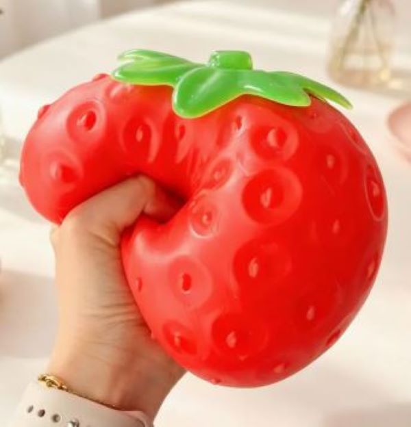 TOY - SQUISHY STRAWBERRY CASE