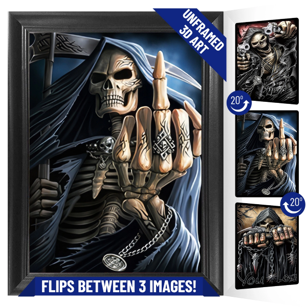 PICTURE - 3D GAME OVER GRIM Reaper