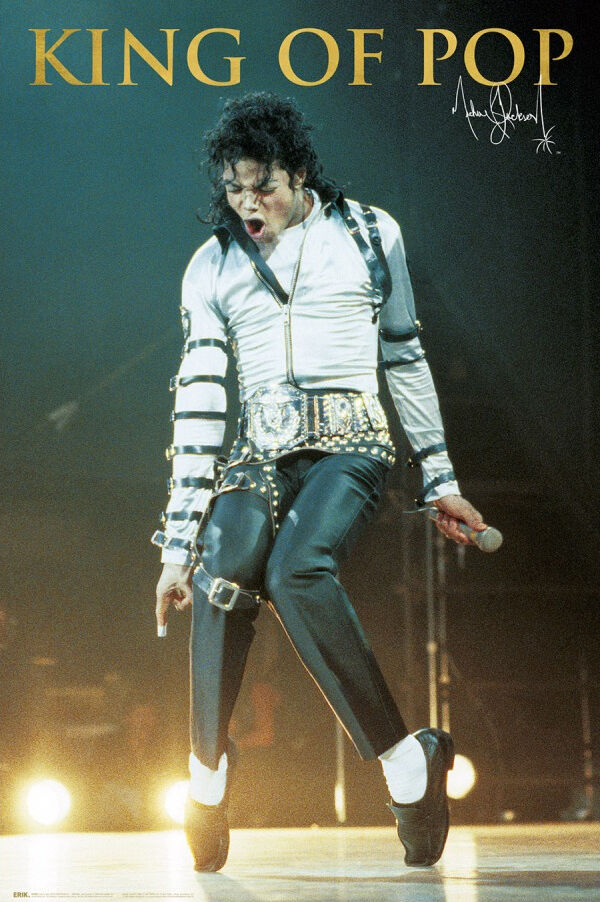 POSTER - KING OF POP - White Jacket