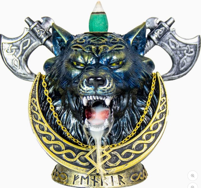INCENSE BURNER - WOLF FENRIR