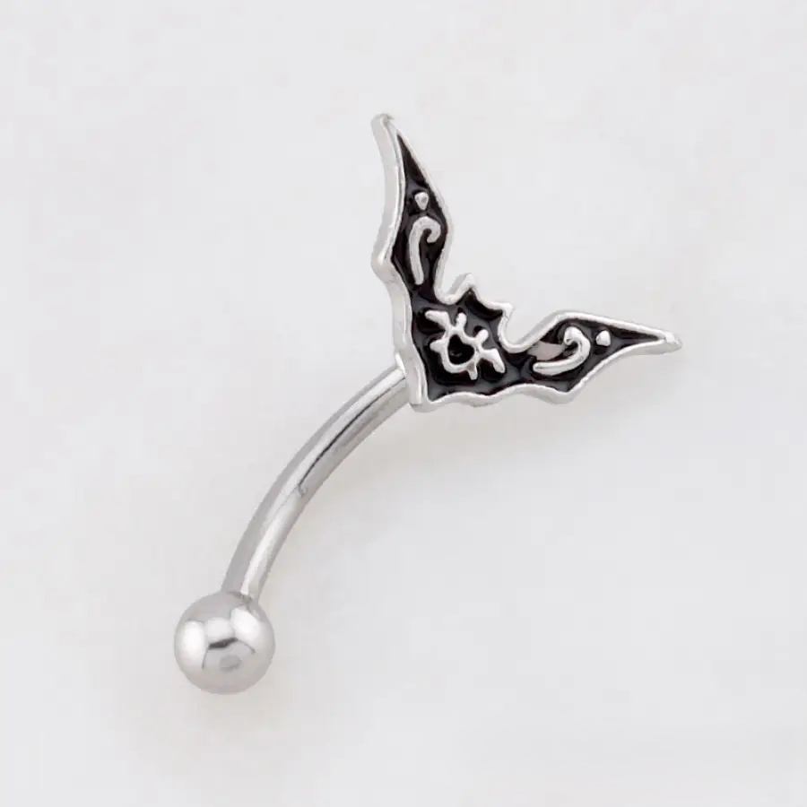 EYEBROW - 16G BAT GOTHIC - Silver