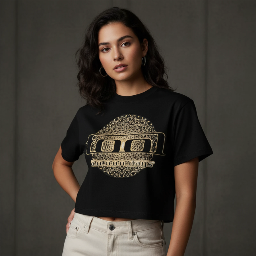 JR CROP Top - TOOL EYE GEO GLOW