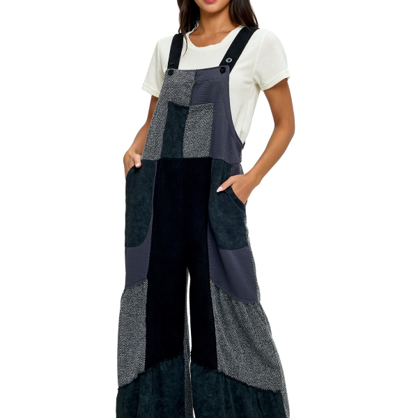 Overalls Greys And Black