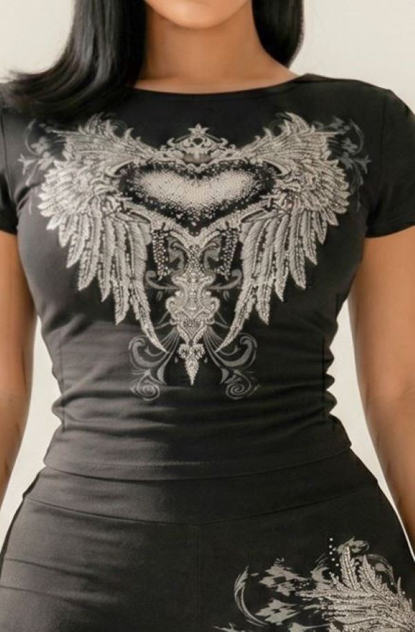 PANTS - PALAZZO HEART Stones
