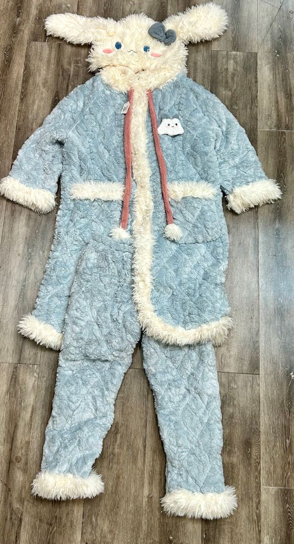 Robe And Pant Set- Plush Cinnamaroll - 2Pc