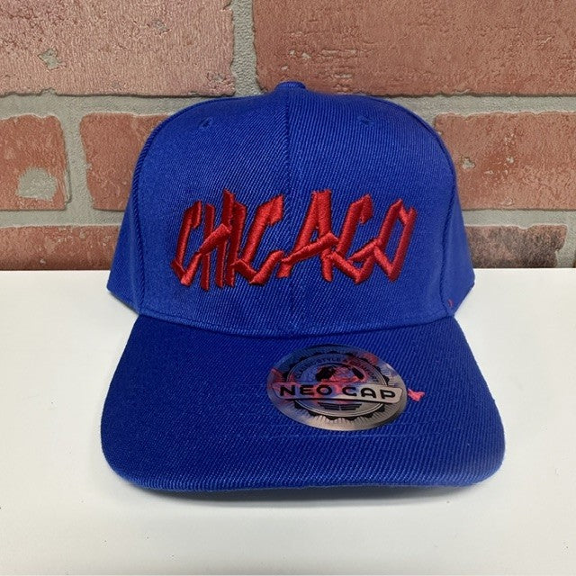 HAT - CHICAGO BLUE RED LOGO