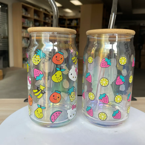 GLASS TUMBLER - HELLO KITTY - 2PC