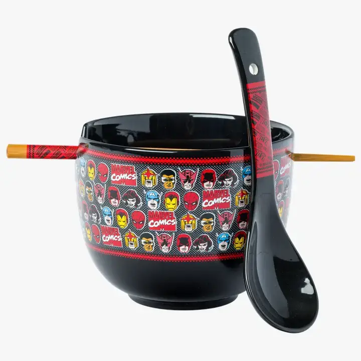RAMEN BOWL - MARVEL HEADS - 20OZ