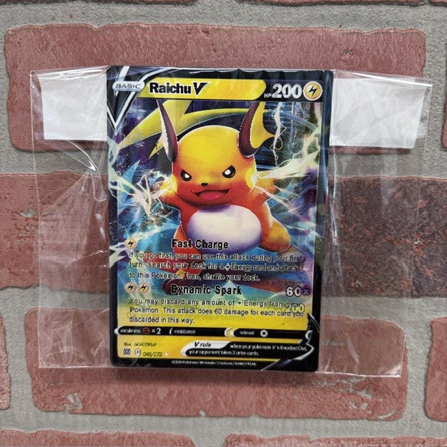 STICKER - 3D POKEMON CARD PIKAchu Rectangle