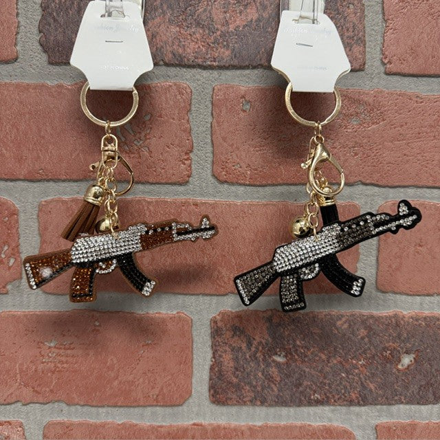 KEYCHAIN - BLING MACHINE GUN