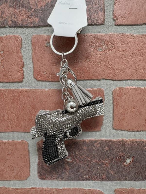 KEYCHAIN - BLING REVOLVER