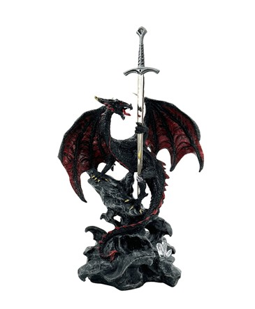 FIGURE - DRAGON SWORD 9IN