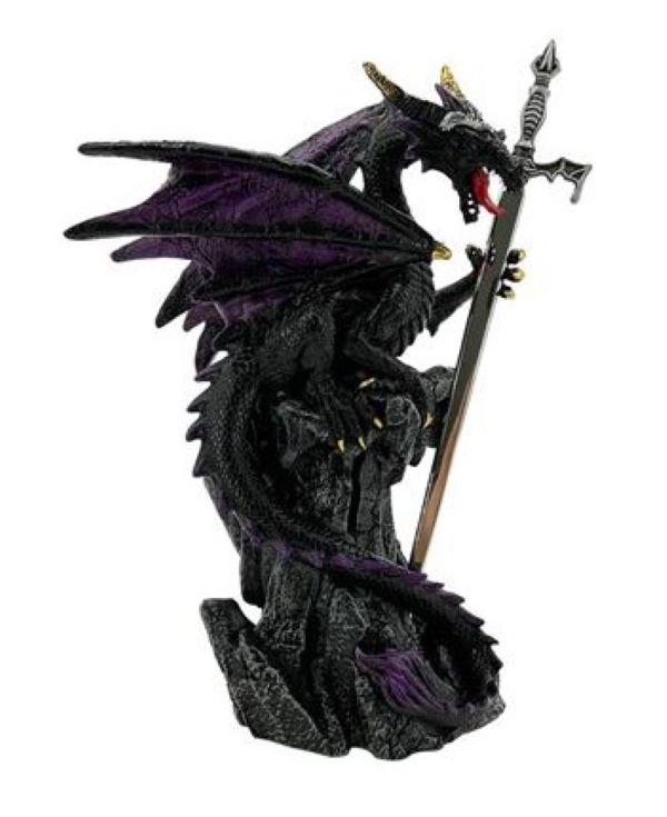 FIGURE - DRAGON TREASURE 8IN