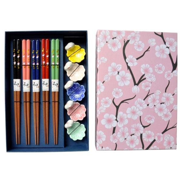 CHOPSTICKS - 5 PAIR RABBIT