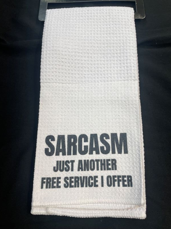 TOWEL - SARCASM FREE SERVICE