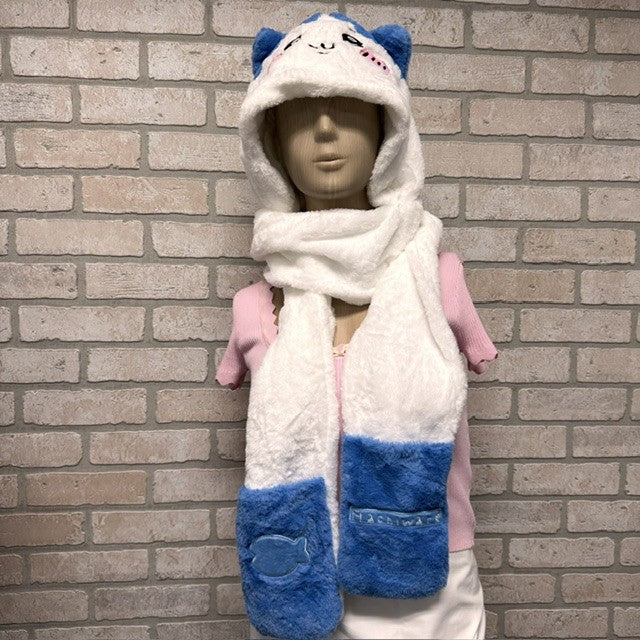 HAT - PLUSH CHIIKAWA - BLUE WHITE