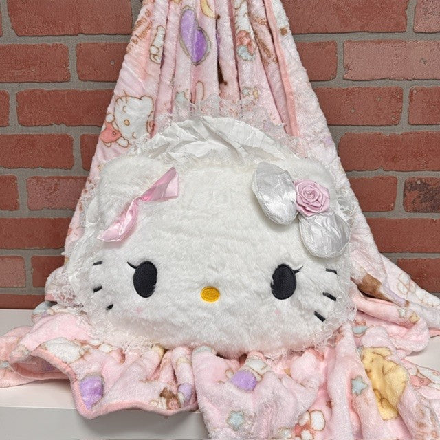 BLANKET And PILLOW - HELLO KITTY SET