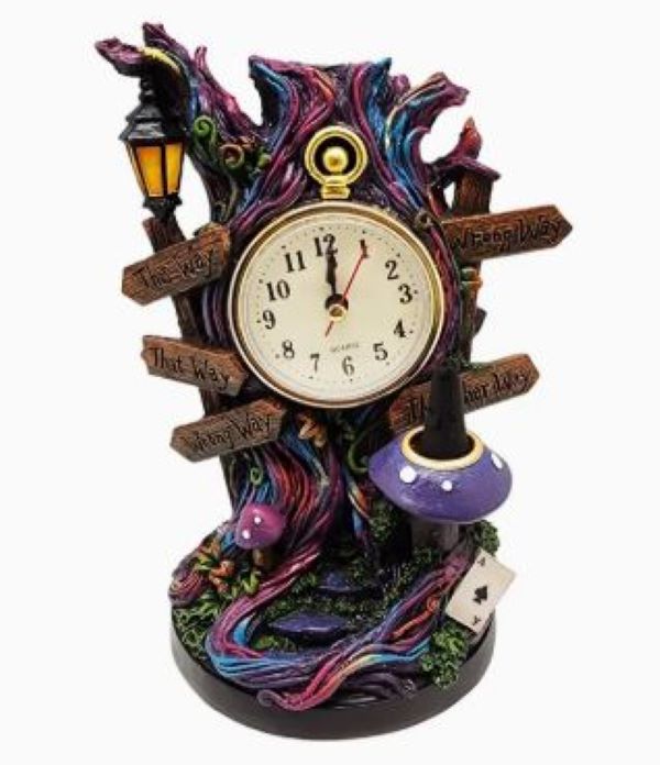 CONE BURNER  Clock - BACKFLOW WHIMSICAL