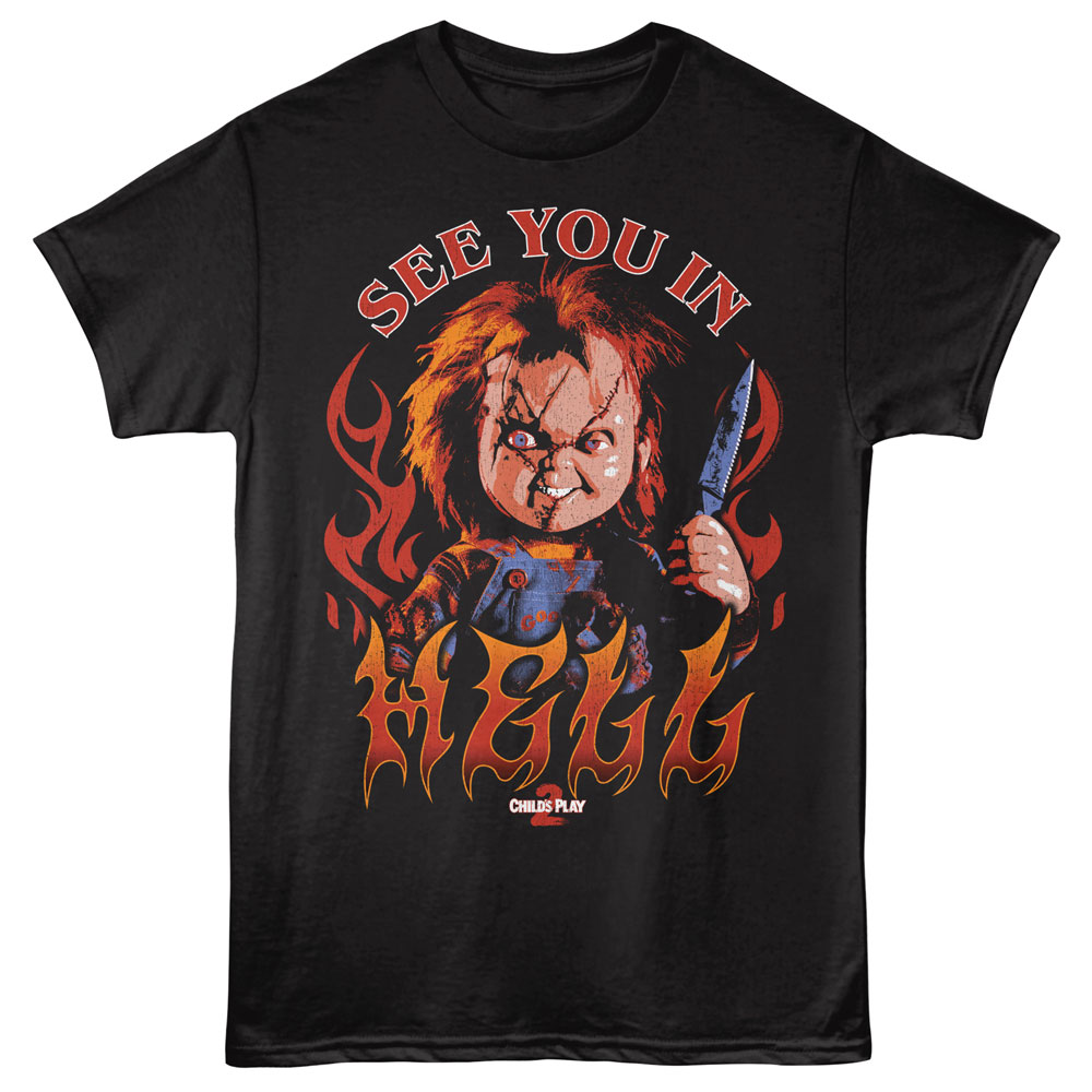 TSHIRT - CHUCKY SEE YOU IN HELL