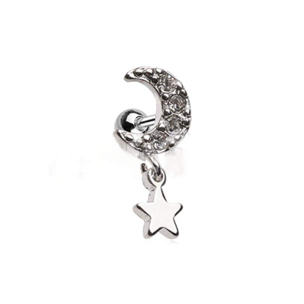 CARTILAGE - 18G MOON STAR