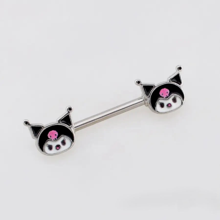NIPPLE - 14G KUROMI - SILVER