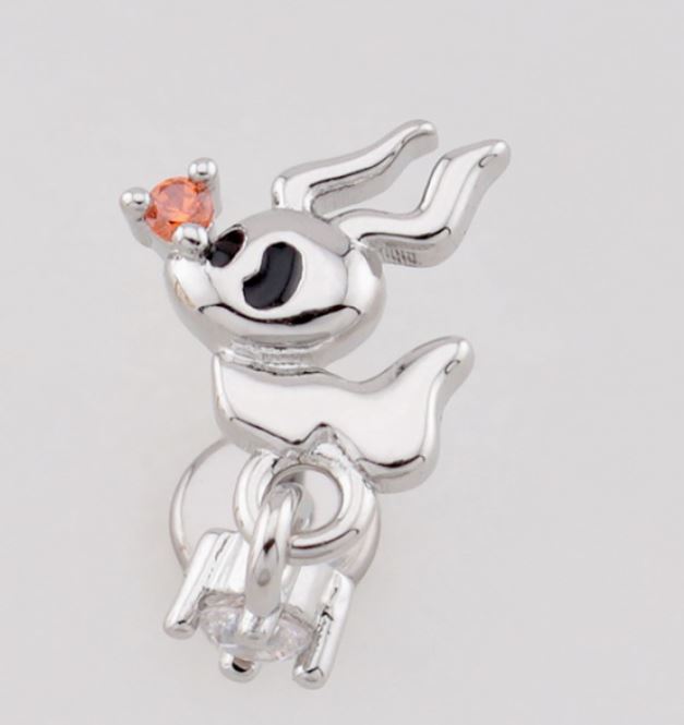 CARTILAGE - 18G 5/16 NBC ZERO - Silver Dangle - hotRAGS.com