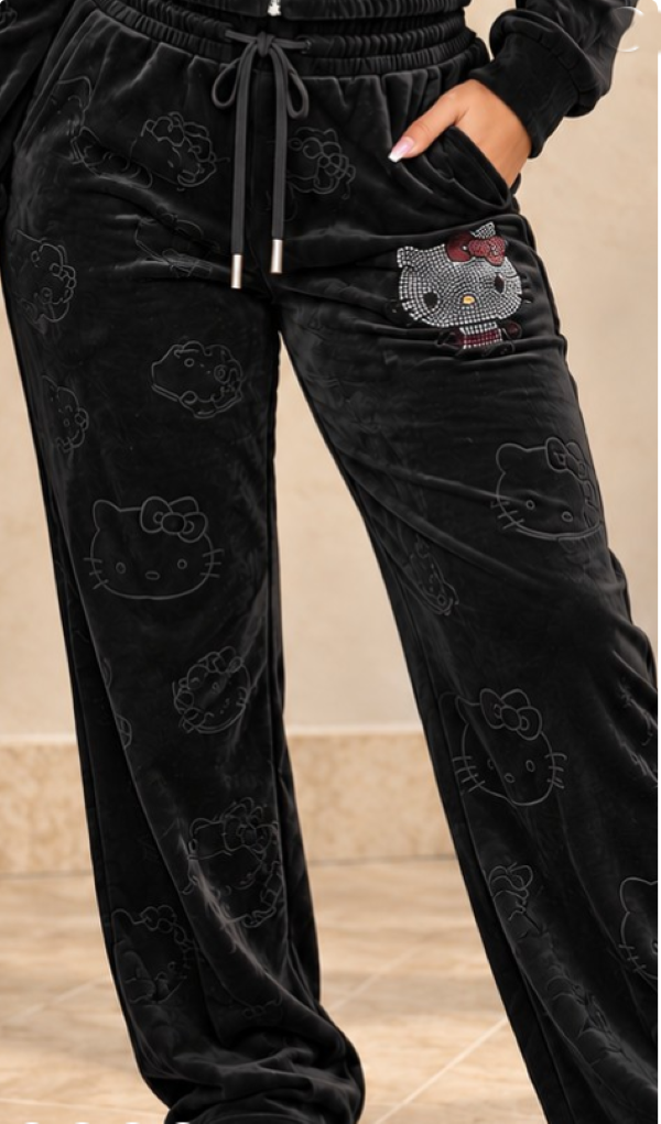 PANTS - HELLO KITTY VELOUR