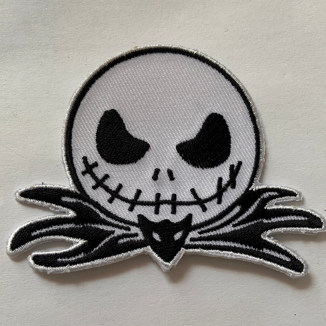 Jack Skellington Face Patch-hotRAGS.com