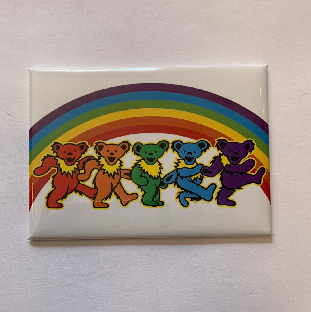 Grateful Dead Rainbow Magnet-hotRAGS.com