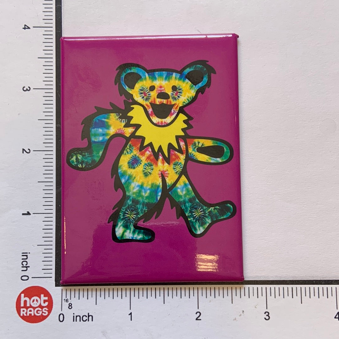 Grateful Dead Bear Magnet-hotRAGS.com