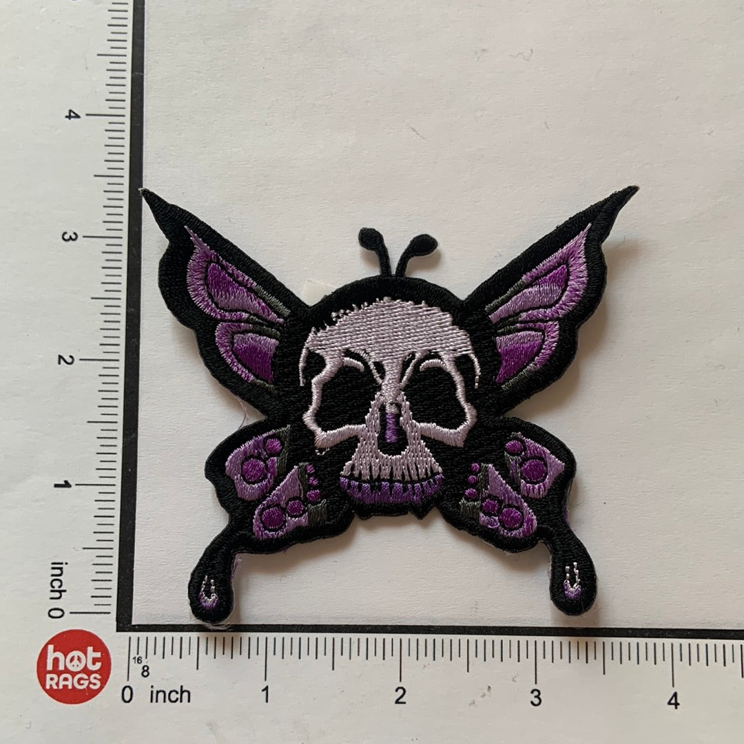 Skull Butterfly Patch-hotRAGS.com
