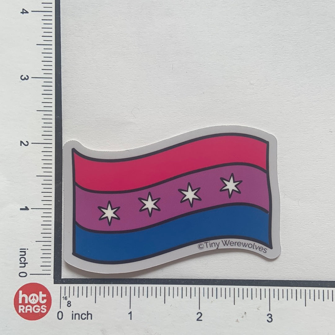 Sticker - Chicago Bisexual - 3inch-hotRAGS.com