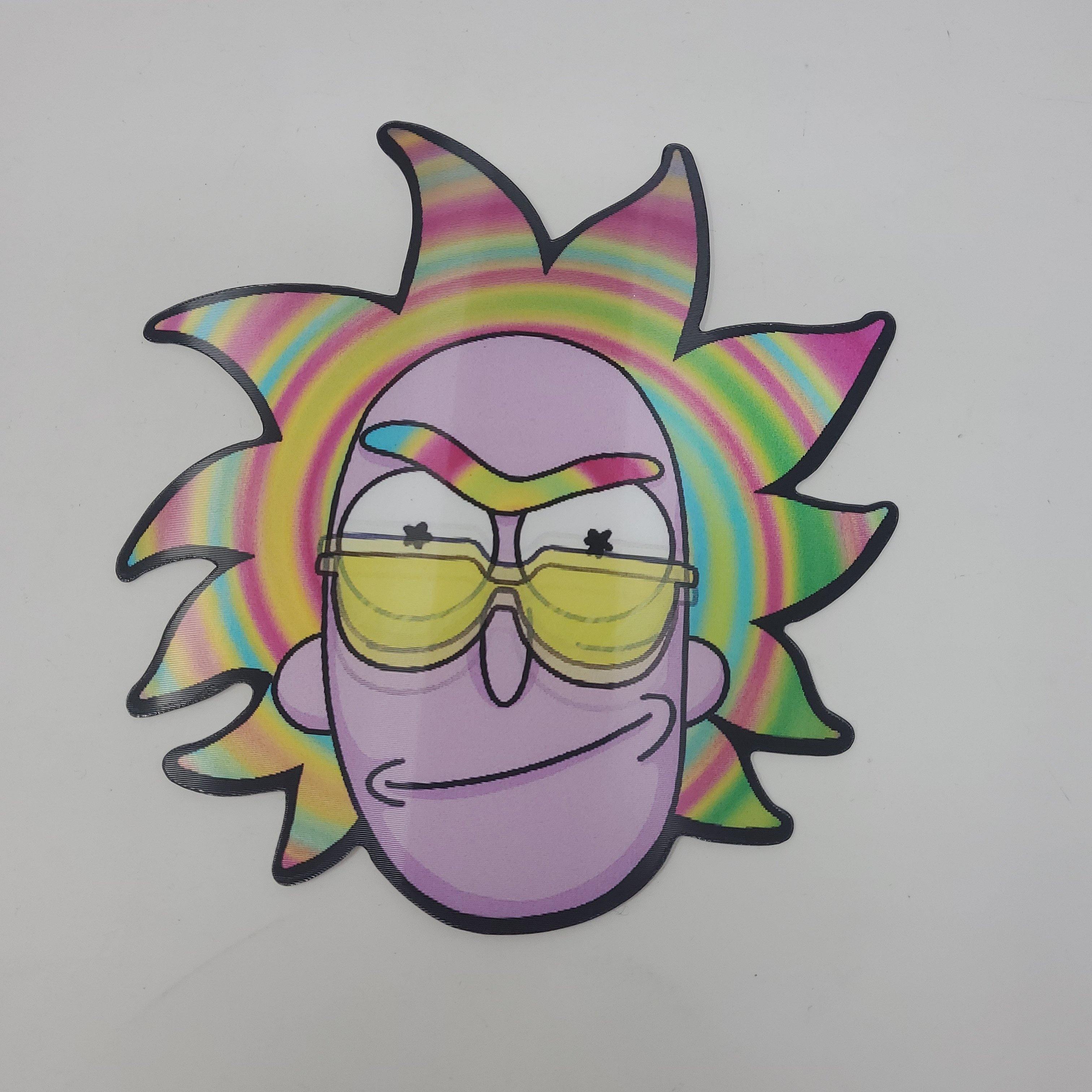Sticker 3d Rick Morty-hotRAGS.com