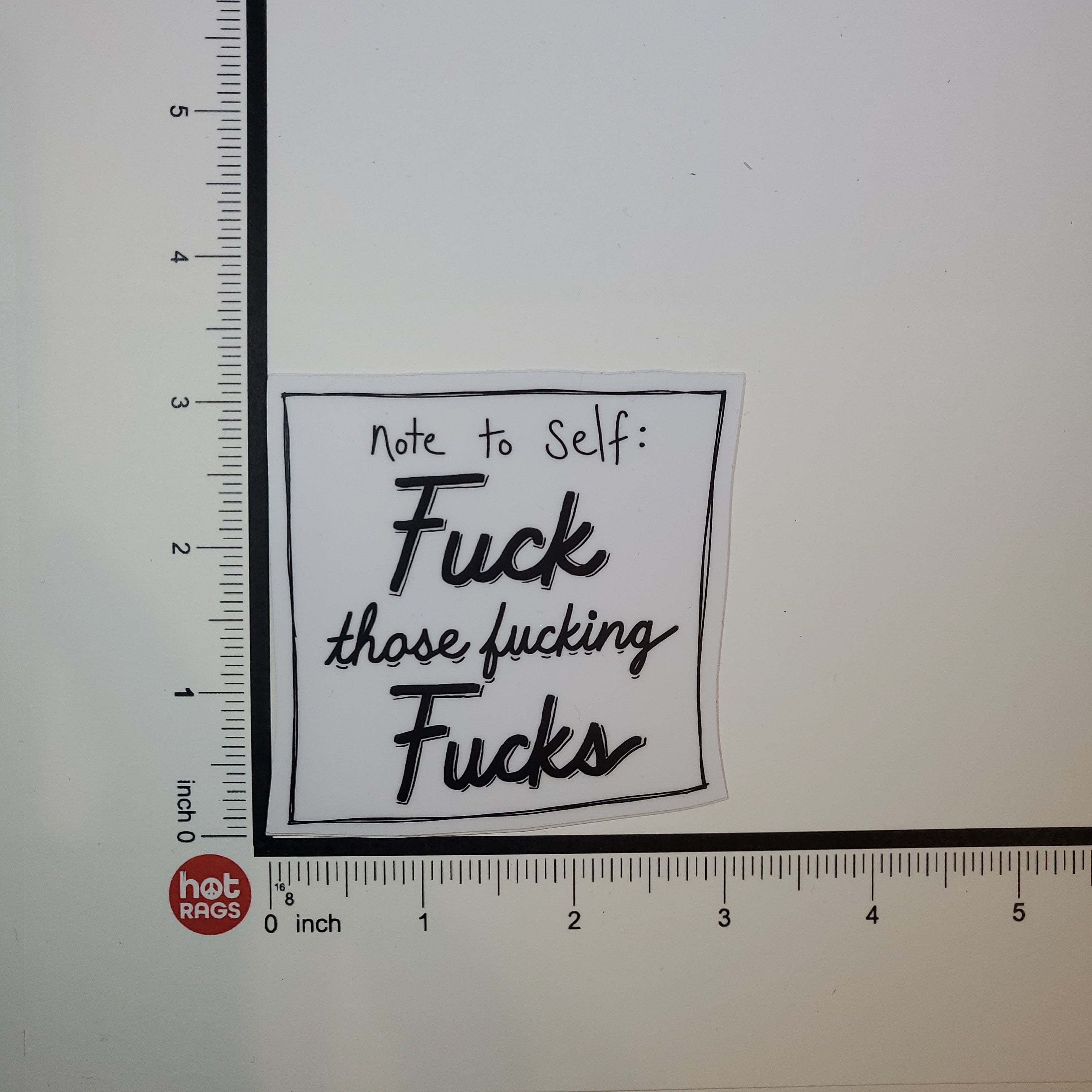 Sticker Fuck Note-hotRAGS.com