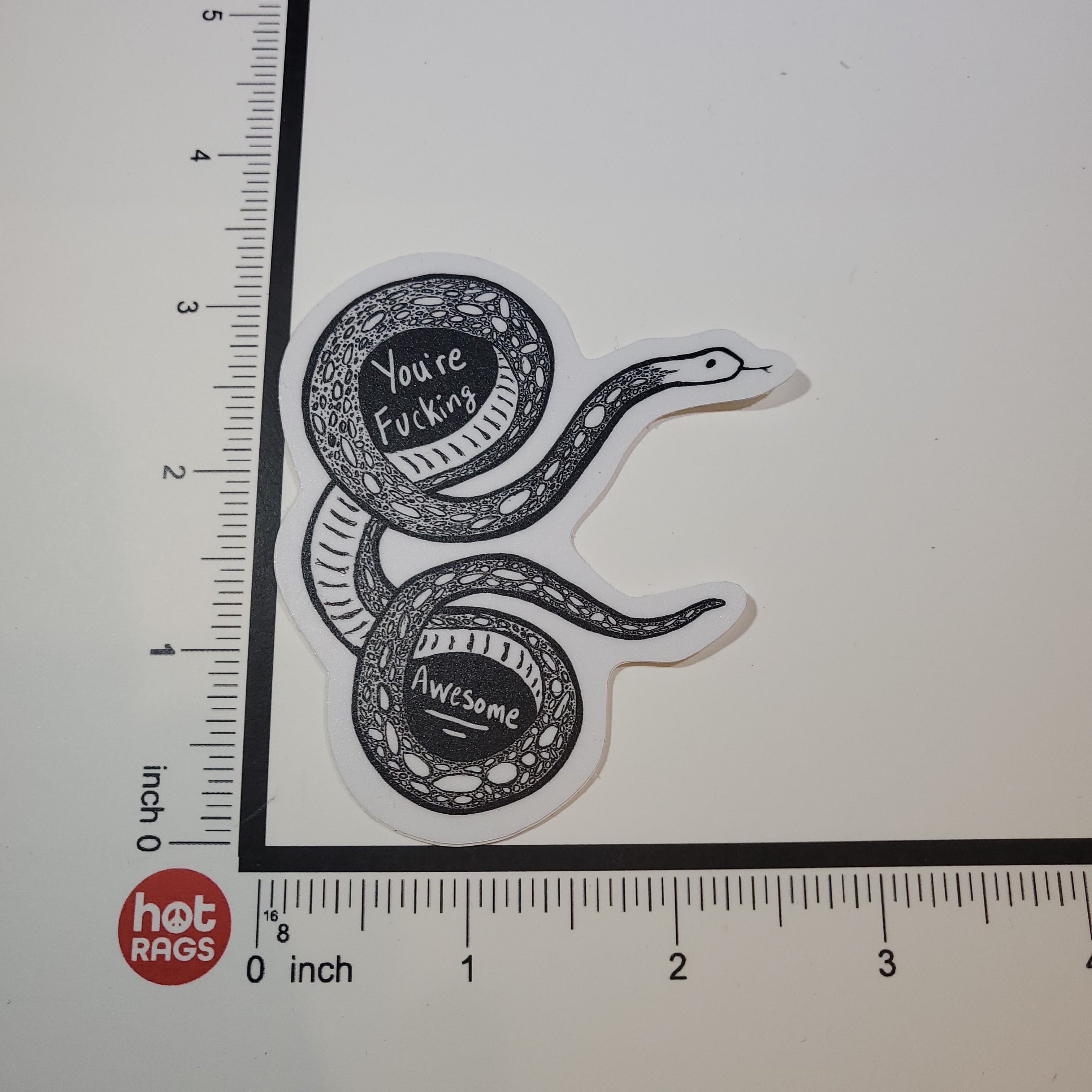 Sticker Snake Awesome-hotRAGS.com