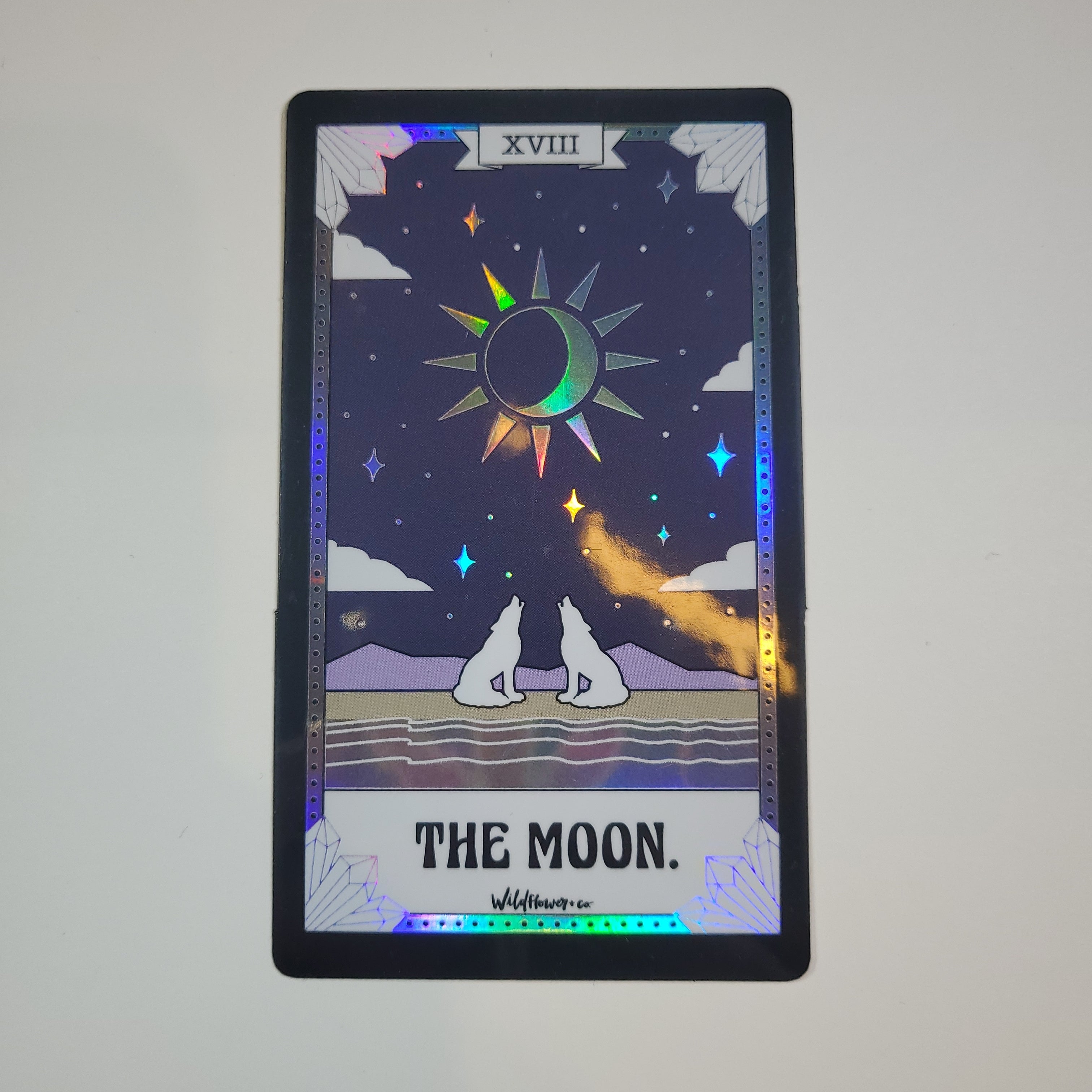 Sticker Tarot Card The Moon-hotRAGS.com