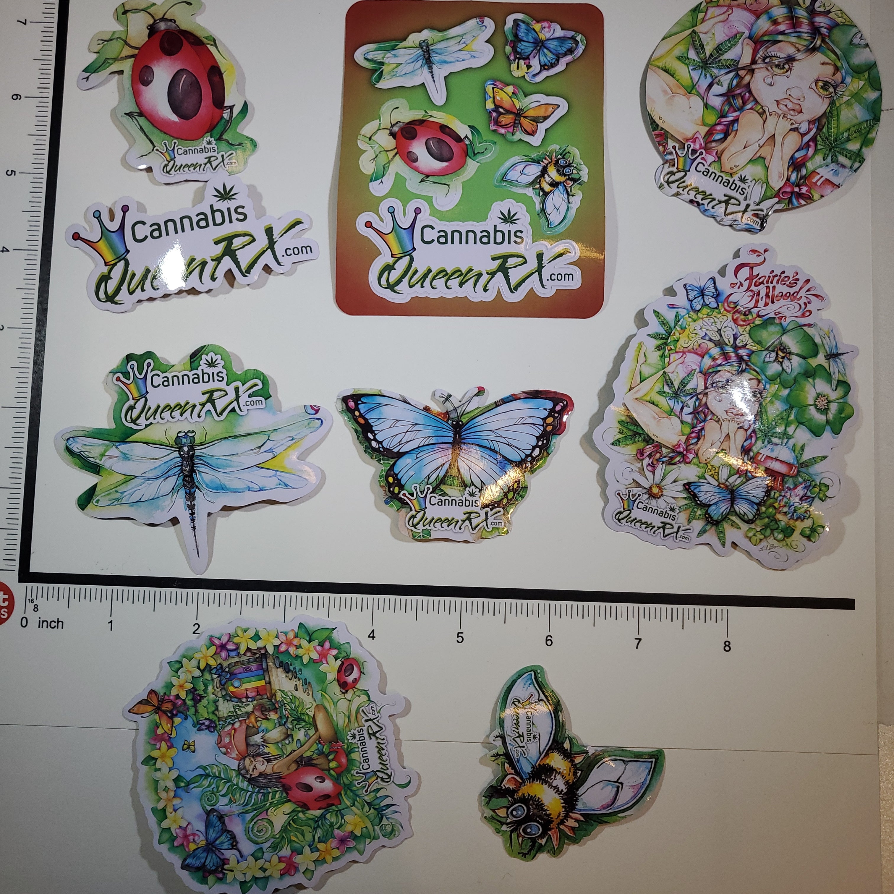 Sticker Pack 14pc Fairy-hotRAGS.com