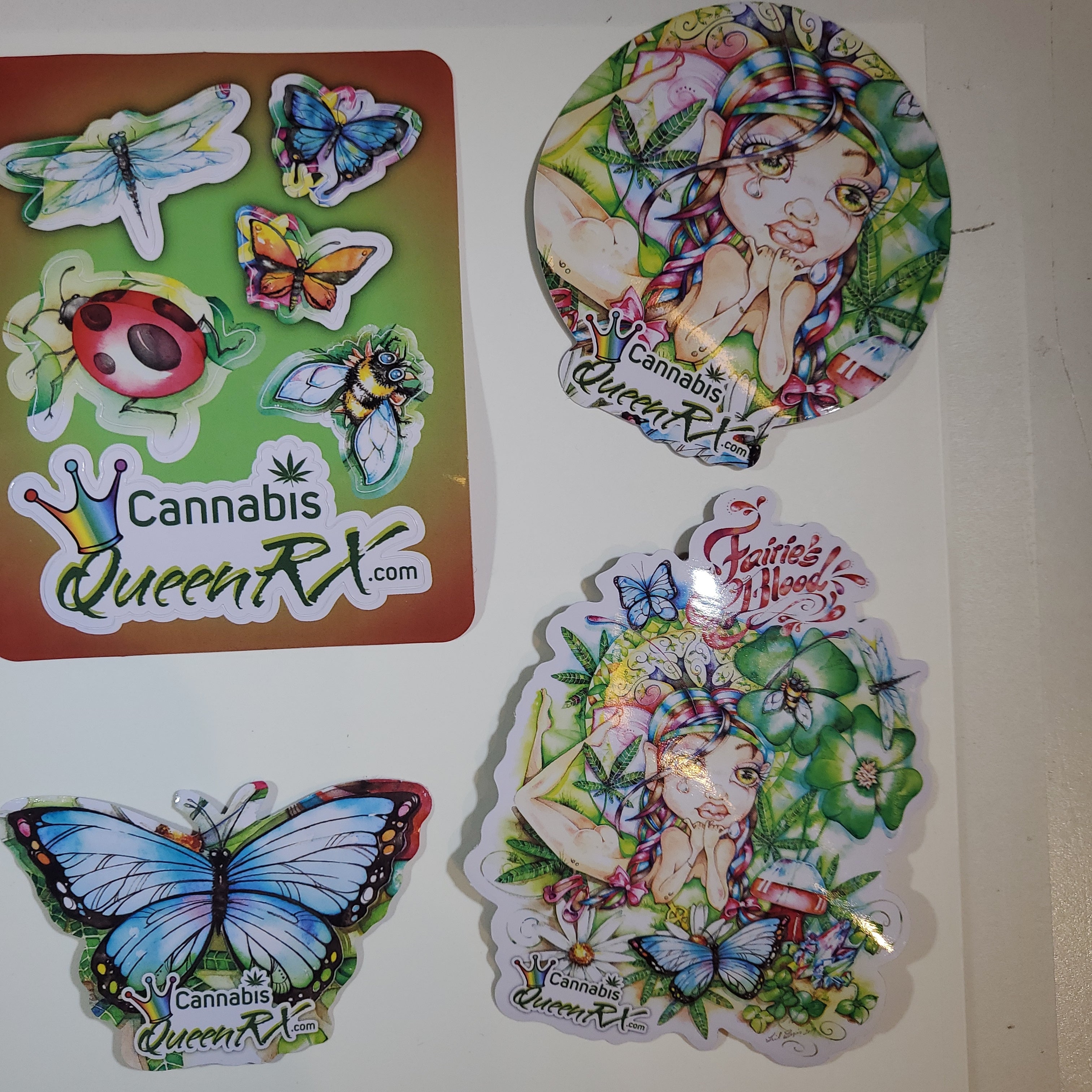 Sticker Pack 14pc Fairy-hotRAGS.com