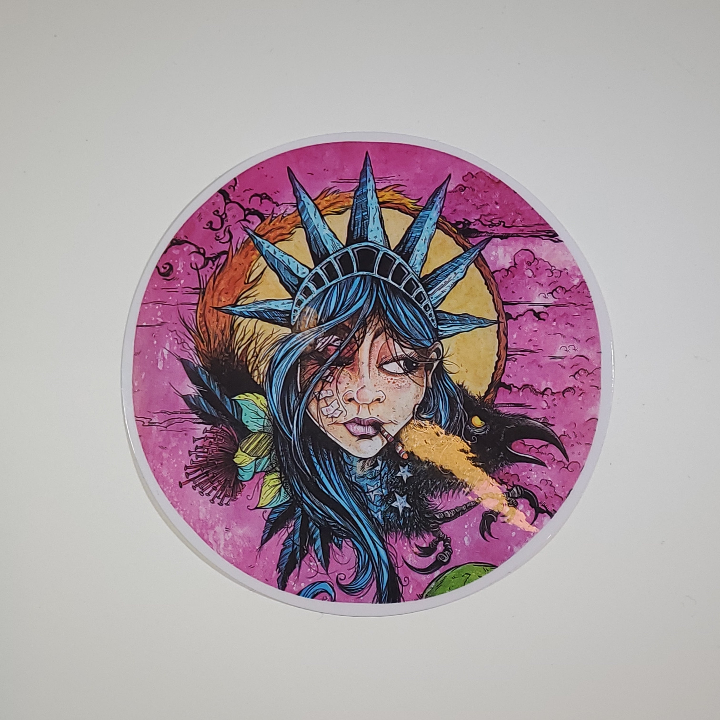 Sticker Sean Dietrich Lady Liberty-hotRAGS.com