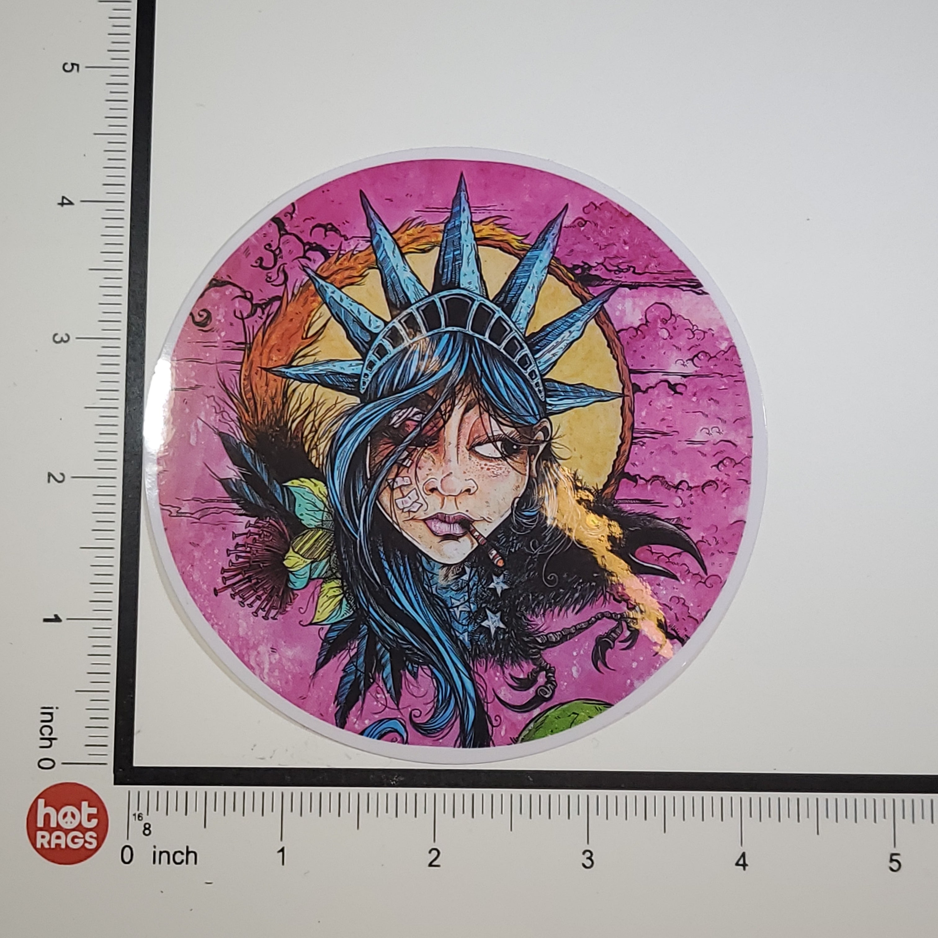 Sticker Sean Dietrich Lady Liberty-hotRAGS.com