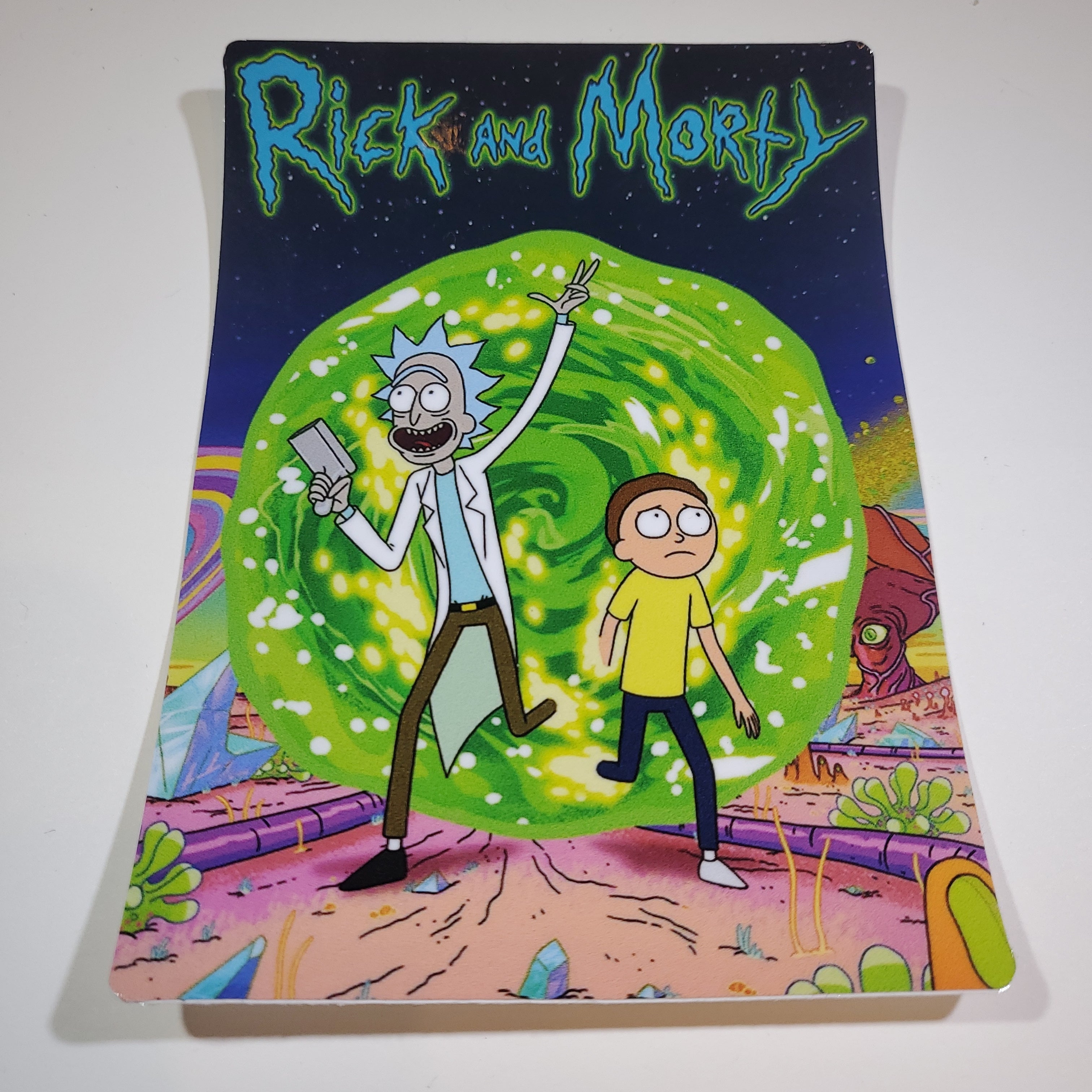 Sticker Rick Morty Portal-hotRAGS.com