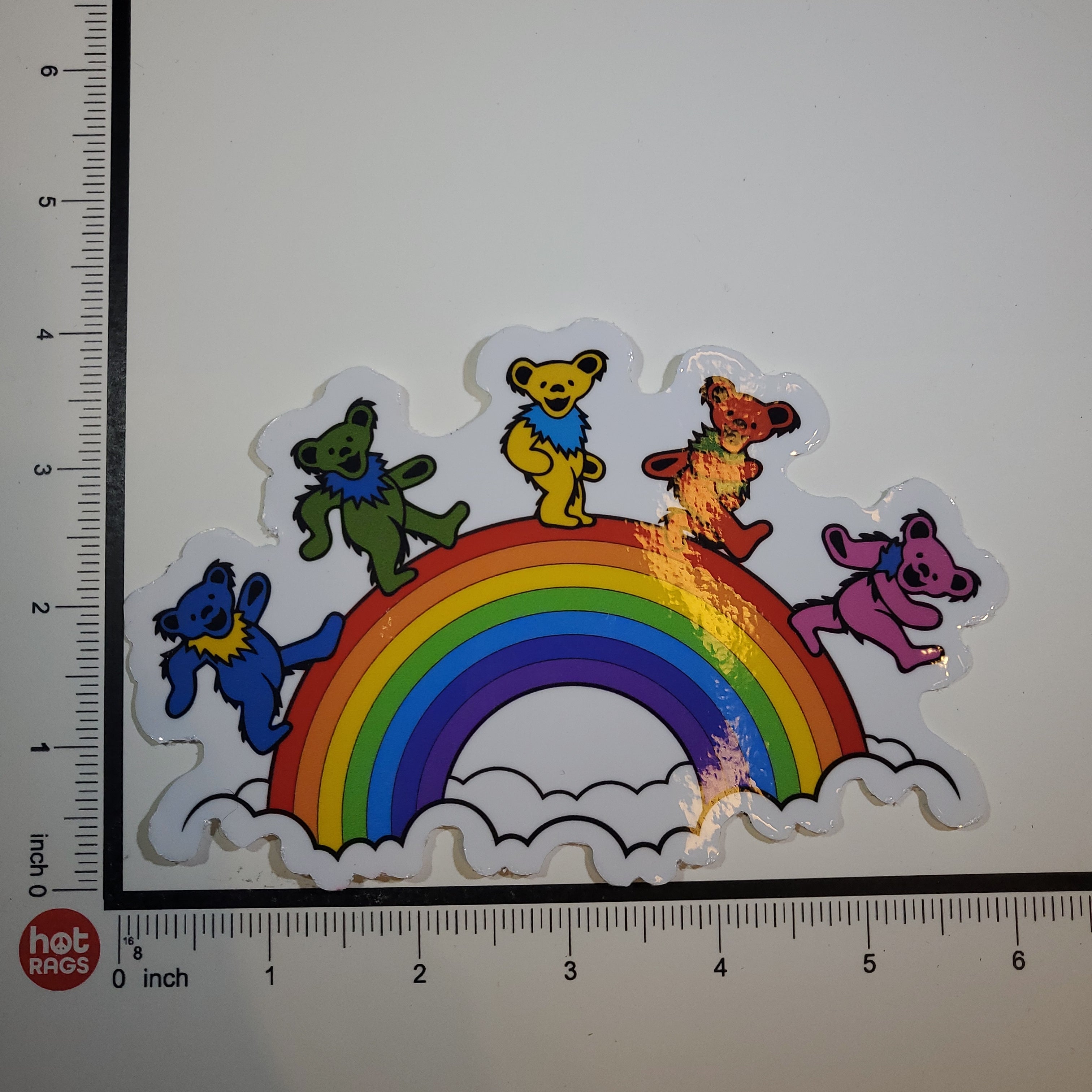Sticker Grateful Dead Rainbow-hotRAGS.com