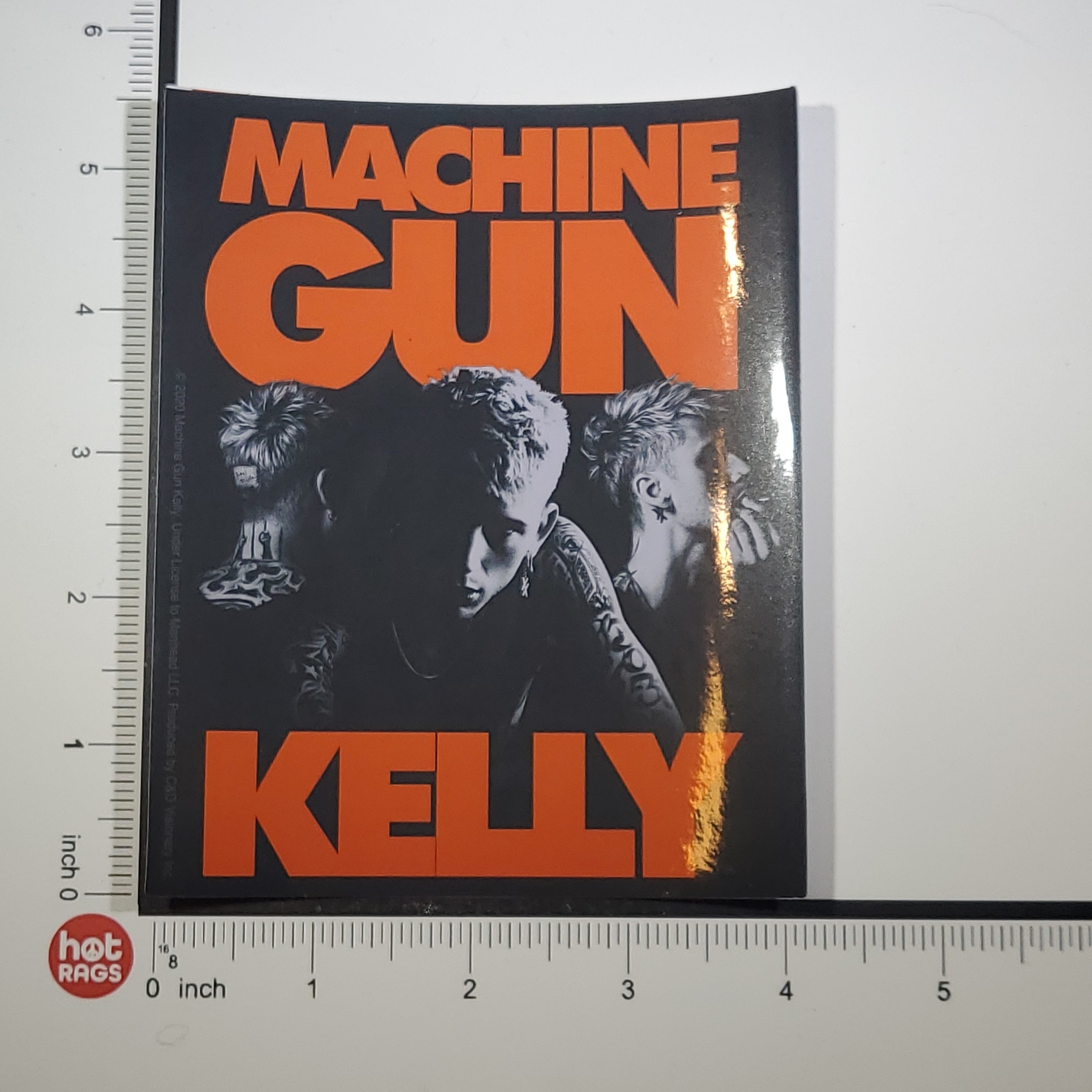 Sticker Machine Gun Kelly Orange-hotRAGS.com