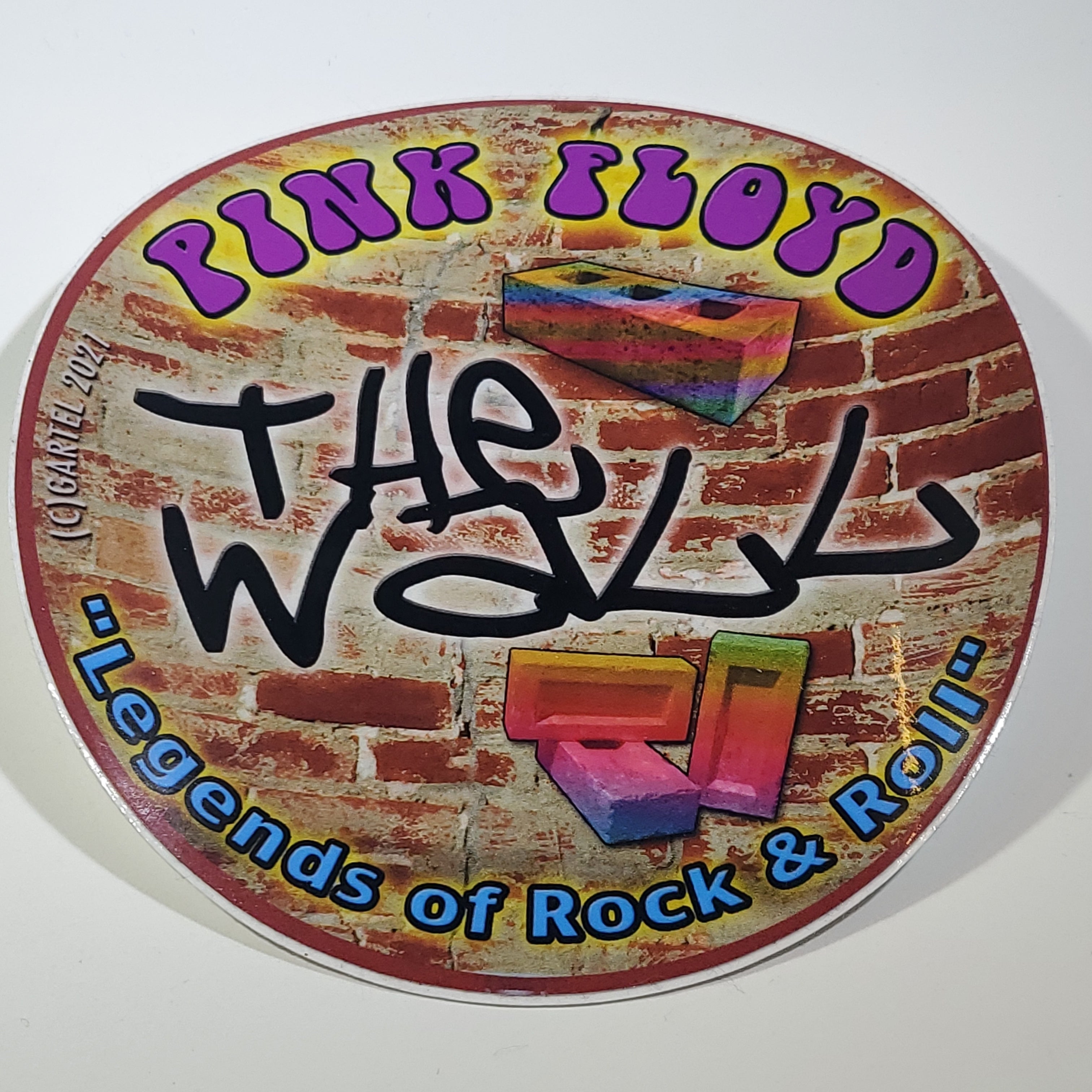 Sticker Pink Floyd Brick Wall-hotRAGS.com