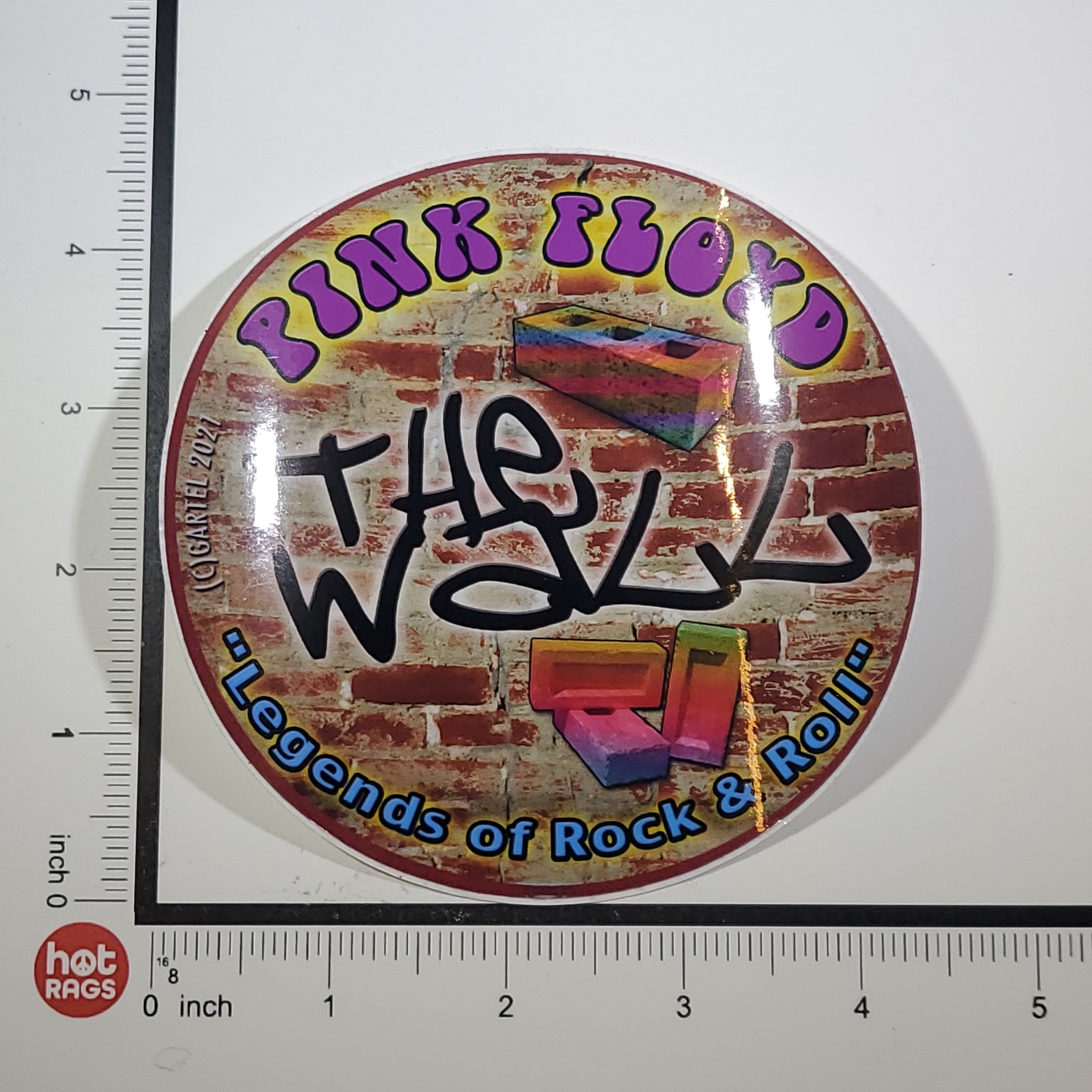 Sticker Pink Floyd Brick Wall-hotRAGS.com